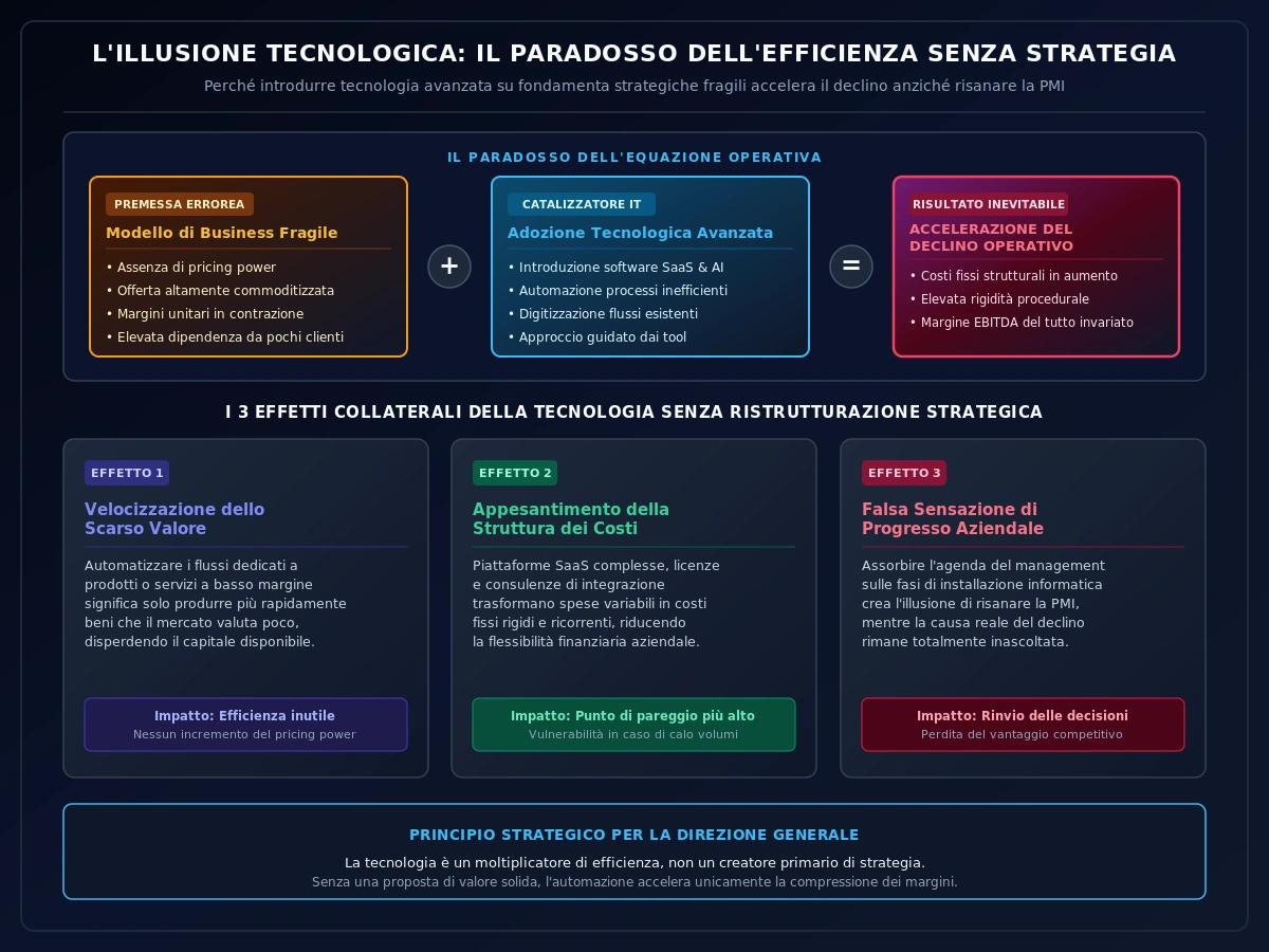 L'Illusione Tecnologica: Il Paradosso dell'Efficienza Senza Validità Strategica